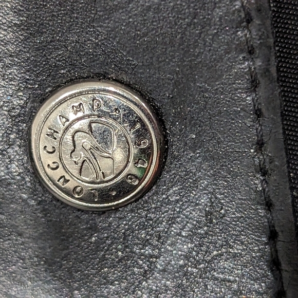 Longchamp Laptop Bag - Black Leather Trim - Picture 5 of 12